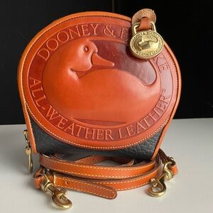 Dooney & Bourke Brown Leather Crossbody Bag